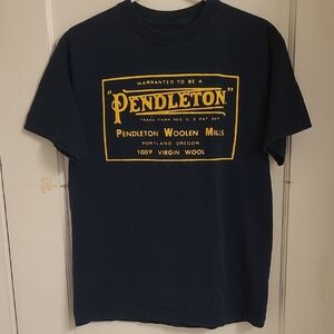 Pendleton Blue and Yellow Short Sleeve Tee